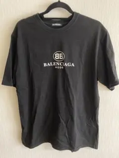 BALENCIAGA ロゴ Tシャツ 黒　L