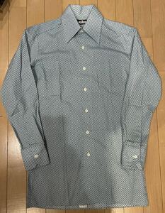 Japan Vintage 日本製 長袖 昭和 レトロ 柄 シャツ ロック アメリカ アメリカン ビンテージ 古着 柄シャツ ヴィンテージ