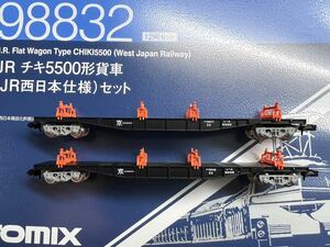 TOMIX 98832 JR チキ5500形貨車(JR西日本仕様)セット ロンチキ ばらし チキ5807 チキ5532