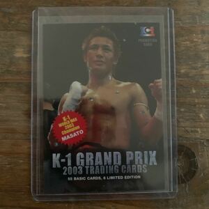 魔裟斗 2003 K-1 GRAND PRIX K1 PROMO#PR01 プロモカード キックボクシング MMA 総合格闘技 RIZIN UFC