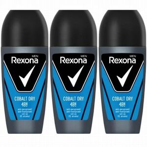 【3本セット】Rexona Men レクソナ メン デオドラント ロールオン 48時間持続 Cobalt Dry 50ml【並行輸入品】