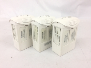 DJI PH4-5870mAh-15.2V Phantom 4 シリーズ用 バッテリー 3台 セット ACアダプター付き おまけつき(プロペラ) ジャンク W7993829