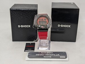 【未使用品】CASIO カシオ GM-6900B/腕時計 ウォッチ 付属品完備 カラー：レッド