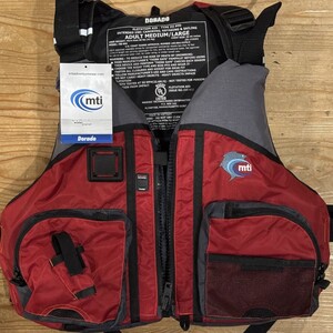 mti DORADO MB-806B RED M/L ドラド PFD 赤色 Personal Floatation Device 救命胴衣 ライフジャケット カヤック SAP シーカヤック カヌー