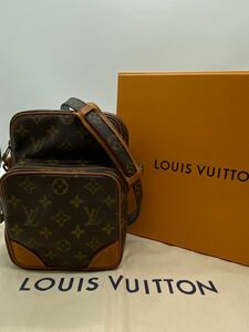 1円 LOUIS VUITTON ヴィトン LV アマゾン モノグラム ショルダーバック クロスボディ 肩がけ 斜めがけ ポシェット M45236 正規品