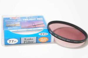 ★美品★[77mm] Kenko MC TWILIGHT RED トワイライトレッドフィルター ケース付