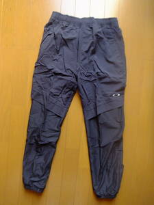 オークリー メンズS 黒 ウインド 撥水 保温 JOGGER FIT 402959 新品 定価8800