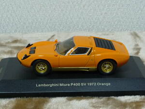 IXO イクソ 1/43 ランボルギーニ ミウラ P400 SV オレンジ　Lamborghini Miura 1972