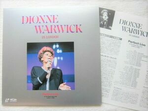 国内盤 / Dionne Warwick / In London / Maze Featuring Frankie Beverly, Rita Coolidge, Peter Allen, Gregory Hines / SM060-5605 1985