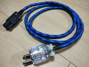 【美品】オヤイデ L/i50 OFC 電源ケーブル 1.5m Panasonic WF5018 SCHURTER 4781 金メッキ圧着端子 Oyaide