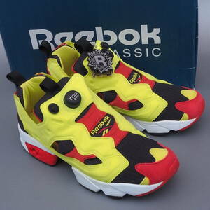 美品!! 14年製 US 9/ 27cm Reebok INSTAPUMPFURY OG リーボック インスタ ポンプフューリー シトロン