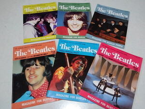 ●　The Beatles オフィシャル・マンスリー・マガジン1989年発行6冊セット　ビートルズ The Offiicial Monthly Magazine ※管理番号 pa3866