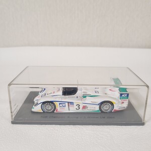 ◆◇送料無料　1/43 スパーク Spark model Audi アウディ R8 Champion Racing LM ルマン 24h 優勝 2005 ◆