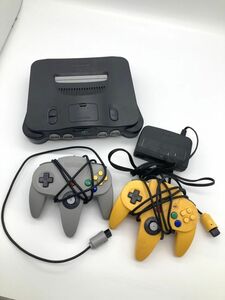 56【ND001】◆中古◆ NINTENDO64 N64 ニンテンドー64 本体 コントローラー NUS-001