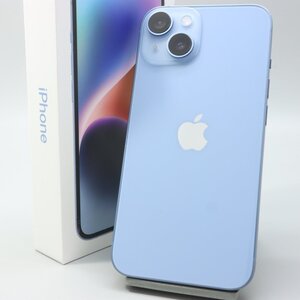 Apple iPhone14 128GB Blue A2881 3L237J/A バッテリ100% ■SIMフリー★Joshin3552【1円開始・送料無料】