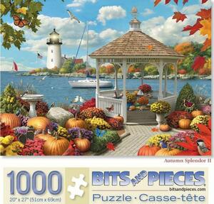 【新品未使用】Bits and Pieces 1000ピース ジグソーパズル Autumn Splendor Ⅱ 秋の輝き 2 アーティスト Alan Giana