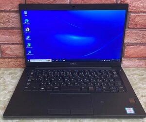 1円～ ●DELL LATITUDE 7390 / Core i5 8250U (1.60GHz) / メモリ 8GB / SSD 256GB / 13.3型 フルHD (1920×1080) / Windows10 Pro 64bit