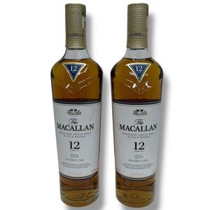 241226-1123-727 SA1400 未開栓 MACALLAN マッカラン 12年 ダブルカスク スコッチ ウイスキー 700ml 40% 2本 古酒