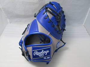 Rawlings ローリングス グローブ ハイパーテック カラーシンク 軟式ファースト用 GR4HTCM53 グレー/ロイヤルブルー 右投 未使用 タグ付