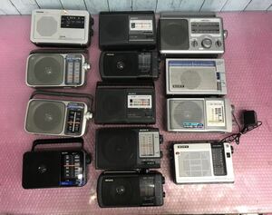 Panasonic/SONY/AIWA など　ラジオ 計13台まとめ　中古現状品　動作未確認　(140s)