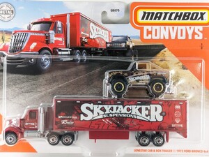 マッチボックス コンボイ ローンスター トレーラー フォード ブロンコ MATCHBOX Convoys Lonestar FORD bronco USカード