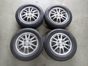 YS9251【送料無料155/65R13】オッティ ekワゴン ミニカ トッポなどに 2021年製 BS 中古スタッドレス ▼13×4J 100/4H ET42▼