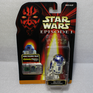 TOMY スターウォーズエピソード1コムテックフィギュアR2-D2 with BOOSTER ROCKETS (STARWARS Hasbro) No.84095, 84104