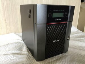 ●BUFFALO TeraStation /TS5410DN /HDD4TB/ 通電確認のみ /電源ケーブル付属/ データ消去済み/ 鍵欠品 [D0725W4-1F-1]