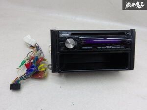 KENWOOD ケンウッド E242 CDレシーバー CDプレーヤー デッキ CD MP3 WMA 小物入れ 金具 配線 2009年式 L175S ムーブでの使用 即納 棚A-2