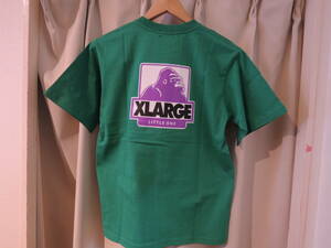 X-LARGE エクストララージ XLARGE Kids バックOGゴリラプリント 半袖Tシャツ 緑 140センチ キッズ ZOZOTOWN 完売 最新人気品 送料230円～