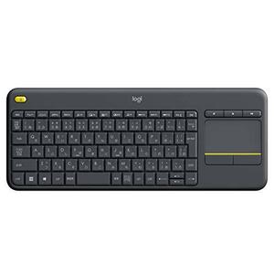 ロジクール ワイヤレスキーボード タッチ キーボード K400pBK 国内正規品(中古品)