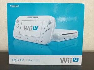 D960 Nintendo Wii U BASIC SET シロ 8GB WUP-001 ウィーユー 本体 ベーシックセット ニンテンドー ★ 動作確認済 ★ 中古品 白 WiiU