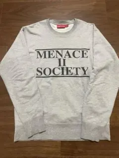 Supreme MENACE II SOCIETY トレーナー グレー