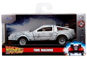 1/32 BTTF タイムマシーン デロリアン 凍結仕様 「バック・トゥ・ザ・フューチャー PartI」 HOLLYWOOD RIDESシリーズ 新品未開封品