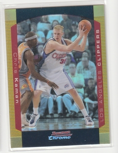 Chris Kaman　04-05　Bowman Chrome　Gold Refractor　50枚限定　///////　LeBron　Wade　Carmelo 同期