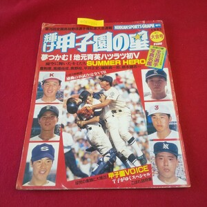 M7f-336 輝け甲子園の星 1993年夏の大会号 NIKKAN SPORTS GRAPH増刊 夢つかむ!地元育英ハツラツ初V 平成5年9月30日発行