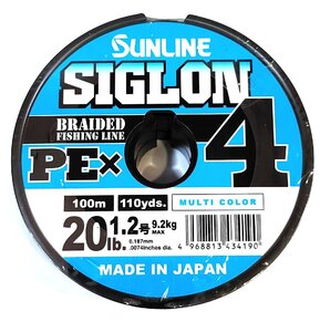 サンライン シグロン PE X4 1.2号 200m