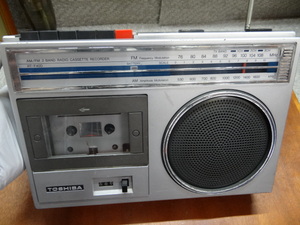 kh00063 TOSHIBA RT-F40D ラジカセ 中古品