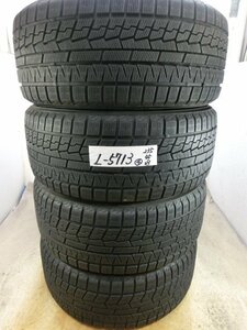 L-5713 溝あり 中古スタッドレス ヨコハマ アイスガード iG70 235/45R18 98Q (4本)