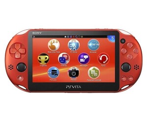 【新品】【即納】 PlayStation Vita Wi-Fiモデル メタリック・レッド (PCH-2000ZA26)　本体　ソニー