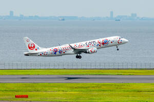 飛行機 デジタル 画像 エンブラエル190 JAL ミャクミャクJET 3