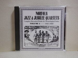 [CD] NORFOLK JAZZ & JUBILEE QUARTETS / VOL.1