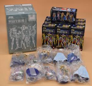 QY12-24【現状品】聖闘士星矢 聖闘士彫像Ⅰ セイントアガルマ 1BOX 10箱入り BANDAI バンダイ フィギュア コレクション 保管品