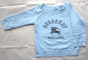 ★BURBERRY BLUE LABEL バーバリー ブルー レーベル トレーナー 七分袖 ショート丈