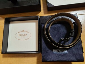 【未使用】 PRADA × CENTURION ウェアラブル 本革ブレスレット AMEX センチュリオン ブラックカード プラダ 