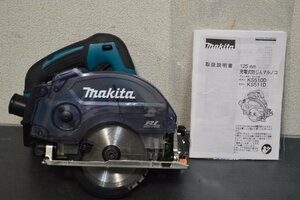 【makita】18V用/充電式防じんマルノコ//125mm/KS511DZ+BL1860B【中古】バッテリ1本付/中古品(菅2193YO)