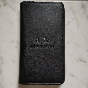 新品 アルマーニエクスチェンジ ARMANI EXCHANGE 長財布 パスポートケース マルチケース オーガナイザー 保険証 母子手帳 銀行通帳カード