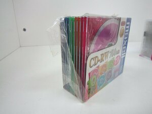 SONY　BD-REディスク　10PACK、maxell　CD-RW　700Mb　10PACK　中古