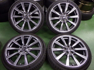 レクサス IS-F オプション純正 BBS(F:RV737/740)(R:RV738/741) 19×8J+45/9J+55&ミシュラン 225/40R19 255/35R19 タイヤセット☆PCD114.3