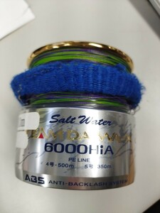 DAIWA / ダイワ TEAM DAIWA-X / チームダイワ-エックス 6000HiA用（ライン付き）予備スプール　